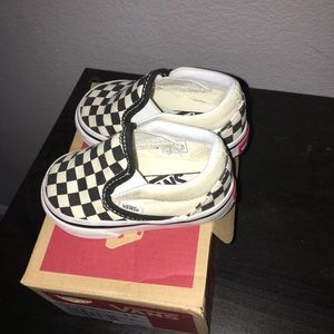 Toddler checkered vans
